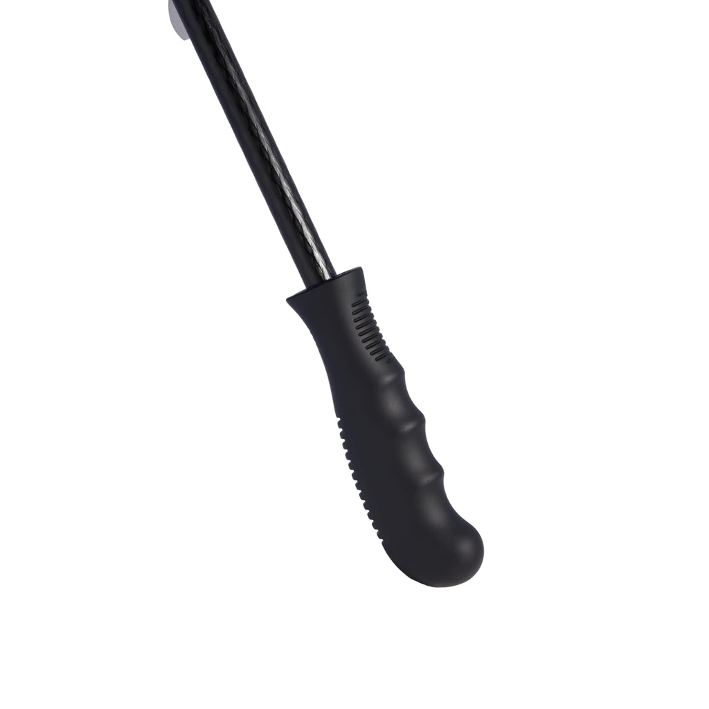 Vented Golf Umbrella with Reflective Trim in Recycled PET, 62 Inches Transfer - Black - Handle