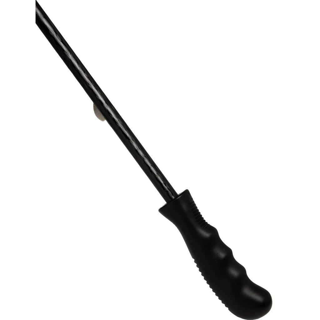 Vented Golf Umbrella with Reflective Trim in Recycled PET, 62 Inches Transfer - Gray - Handle