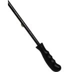 Vented Golf Umbrella with Reflective Trim in Recycled PET, 62 Inches Transfer - Gray - Handle