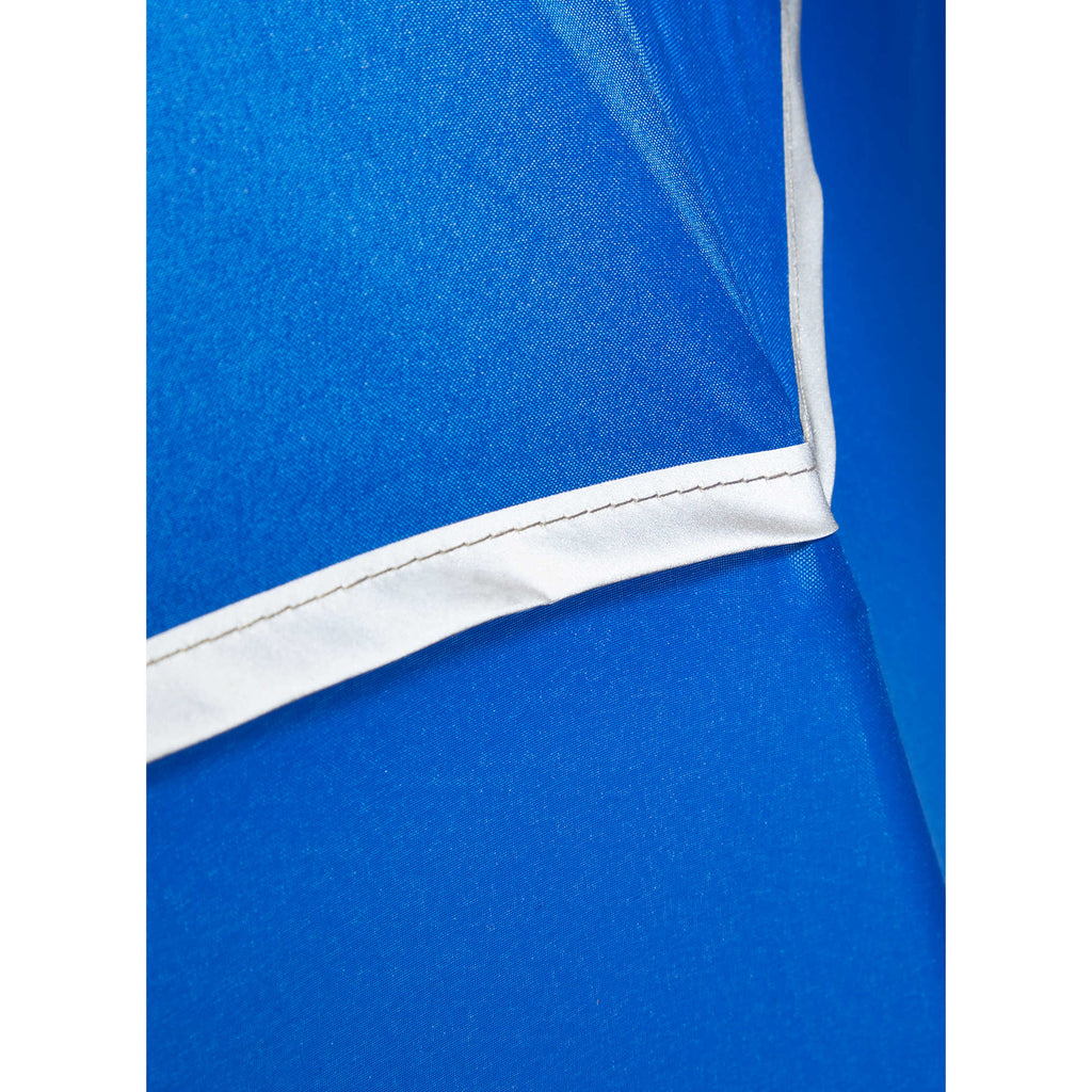 Vented Golf Umbrella with Reflective Trim in Recycled PET, 62 Inches Transfer - Royal - Detail Reflect