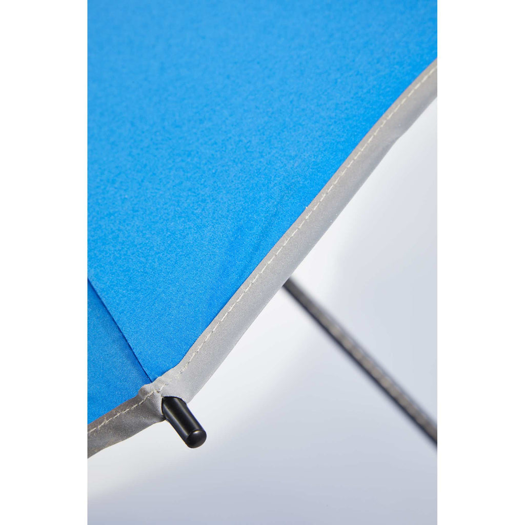 Vented Golf Umbrella with Reflective Trim in Recycled PET, 62 Inches Transfer - Royal - Detail