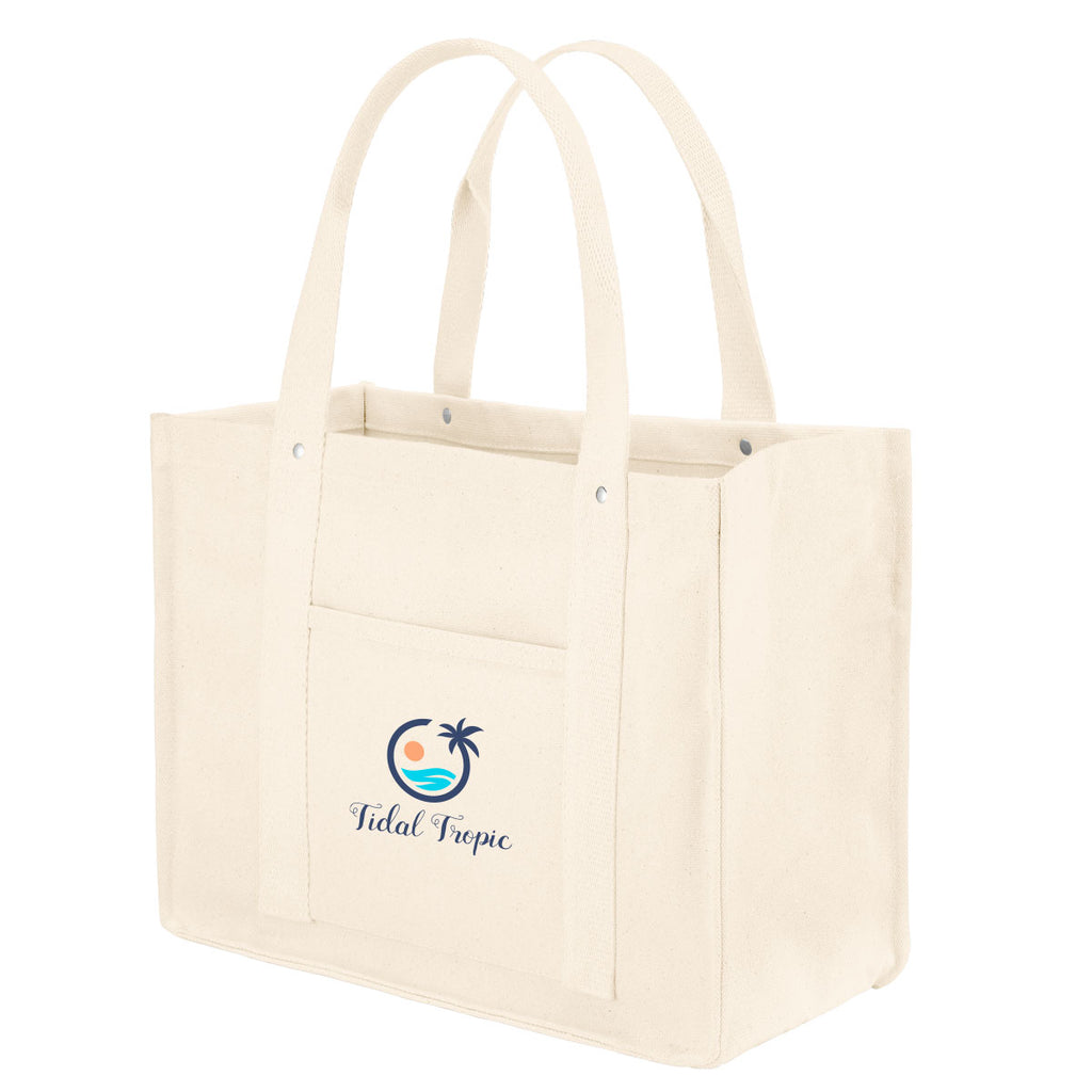 Ventura Recycled Cotton Tote Bag, 24 oz - Colorbrite