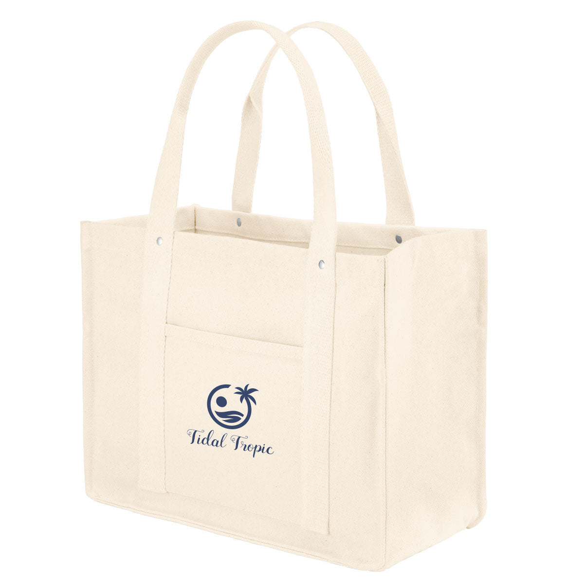 Ventura Recycled Cotton Tote Bag, 24 oz - Silk Screen