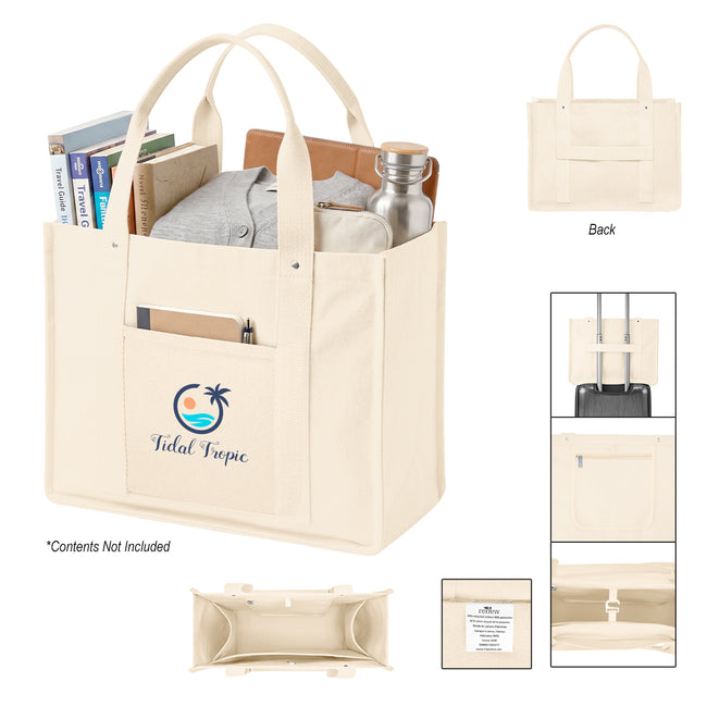 Ventura Recycled Cotton Tote Bag, 24 oz