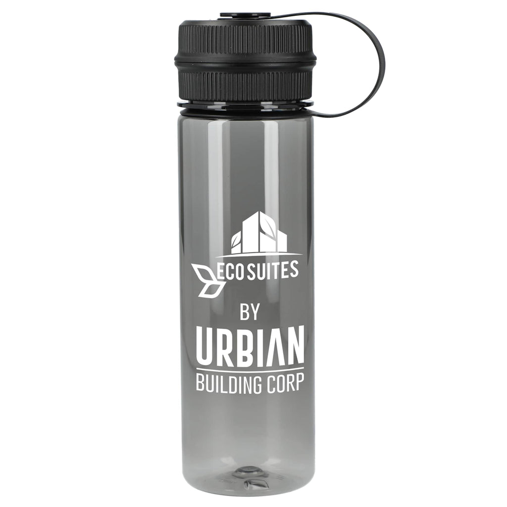 Venture Chug Bottle in Recycled PET, 21 oz - Charcoal - Front 2
