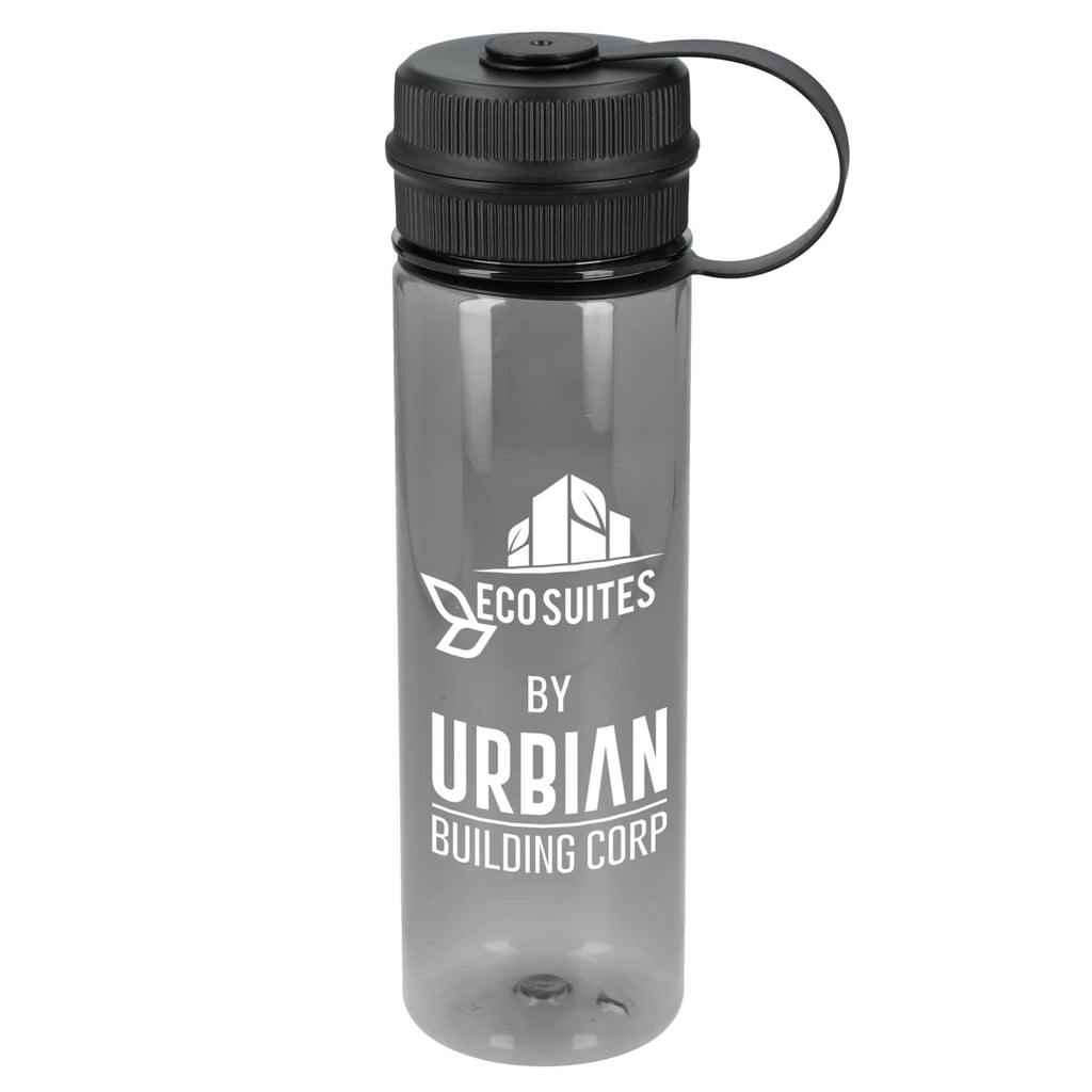 Venture Chug Bottle in Recycled PET, 21 oz - Charcoal - Front
