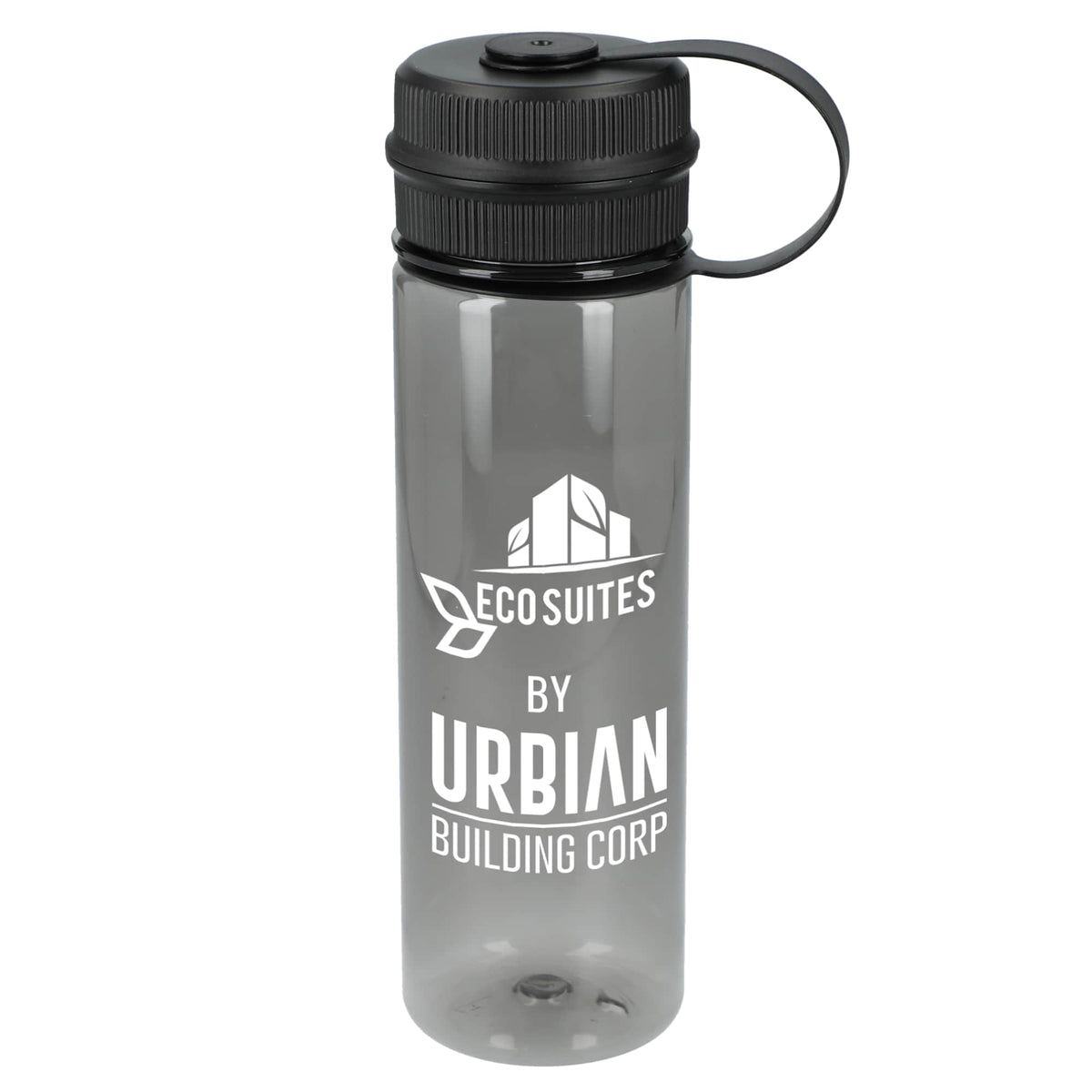Venture Chug Bottle in Recycled PET, 21 oz - Charcoal - Front