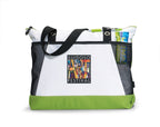 Venture Convention Tote with Mesh Bottle Pockets - Apple Green - View 1