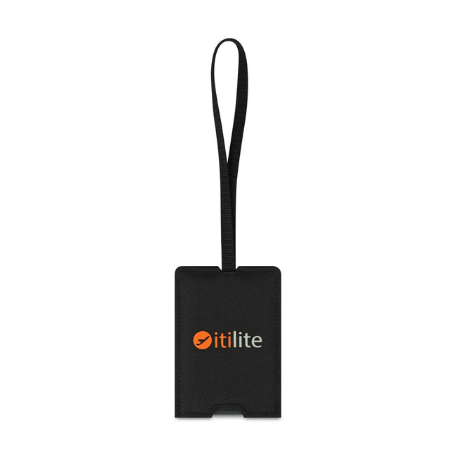 Venture Out Recycled Luggage Tag with Privacy Sleeve Transfer