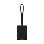 Venture Out Recycled Luggage Tag with Privacy Sleeve Transfer - Black - View 3