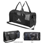 Ventus Duffel Bag in Mesh - Black - Silk Screen
