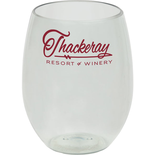 Veranda Stemless Wine Tumbler in Recycled Plastic, 16 oz Full Color