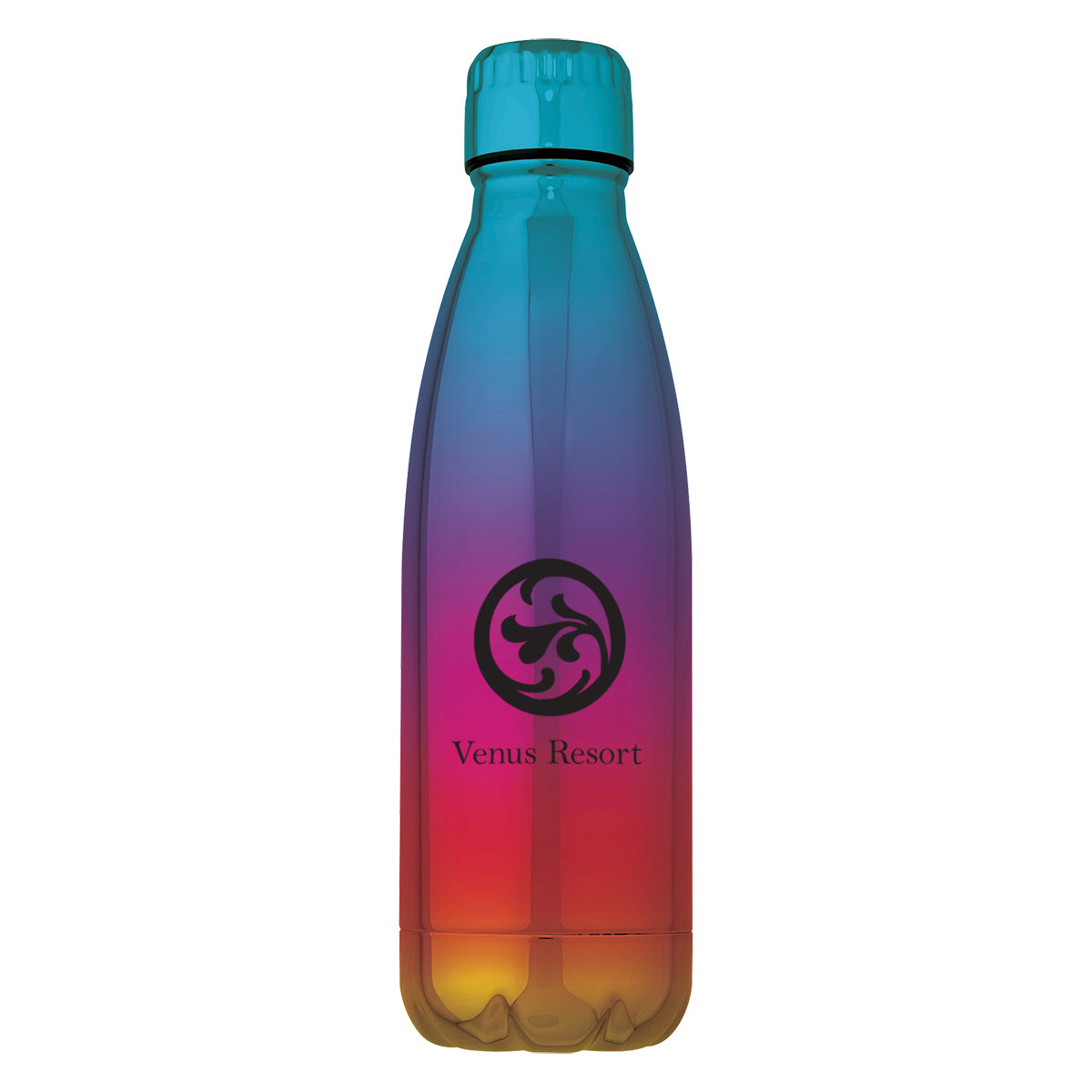 Verdi Stainless Steel Swiggy Bottle, 16 oz - Rainbow - Silk Screen