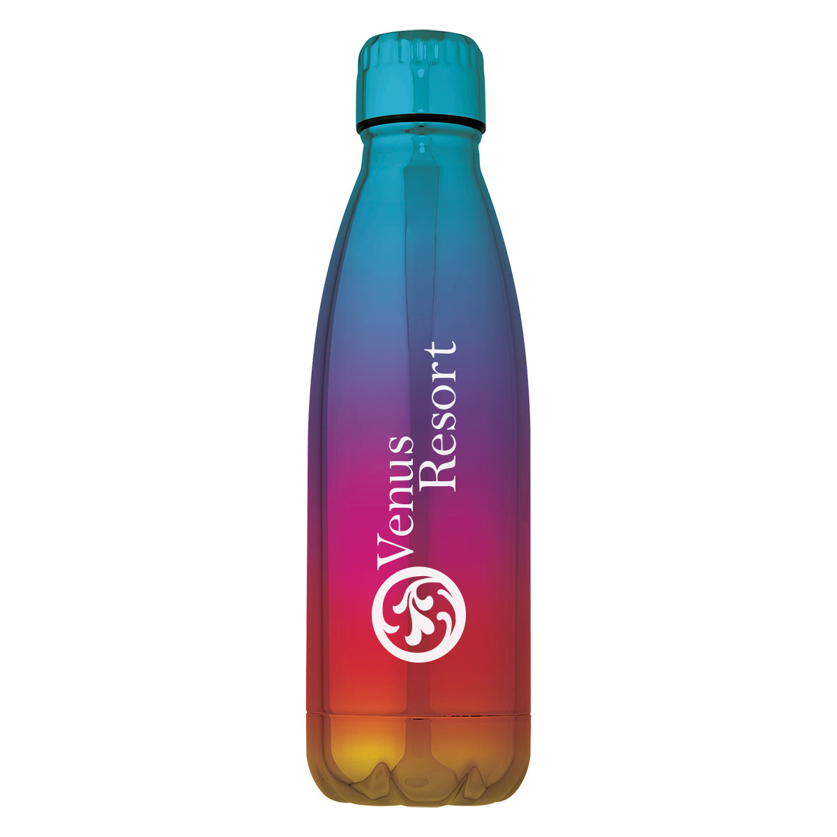 Verdi Stainless Steel Swiggy Bottle, 16 oz - Rainbow - Silk Screen