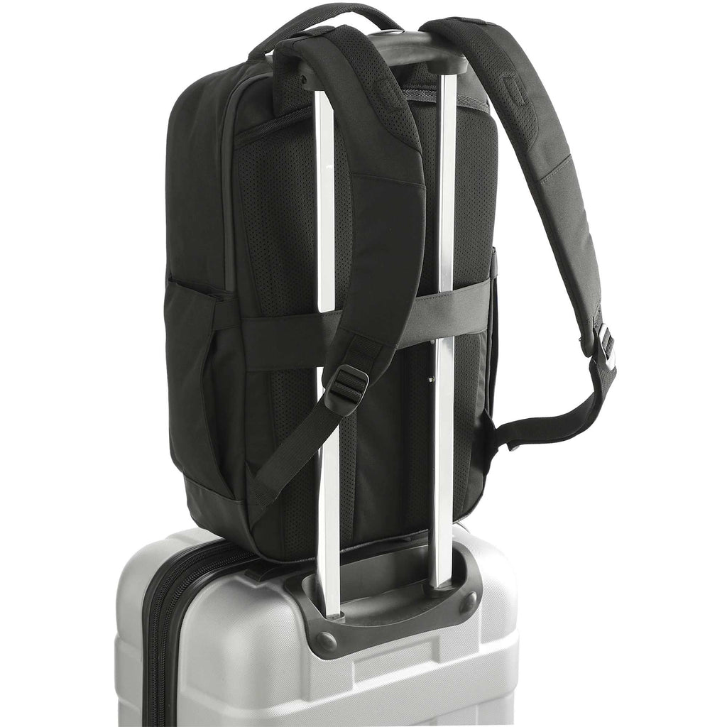 Versa Day Trip Laptop Backpack, 15 Inch Transfer - Black - Left Angle