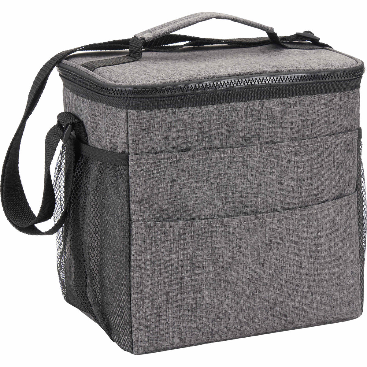 Versa Recycled Event Cooler for 18 Cans Embroidery - Graphite - Right Angle 4