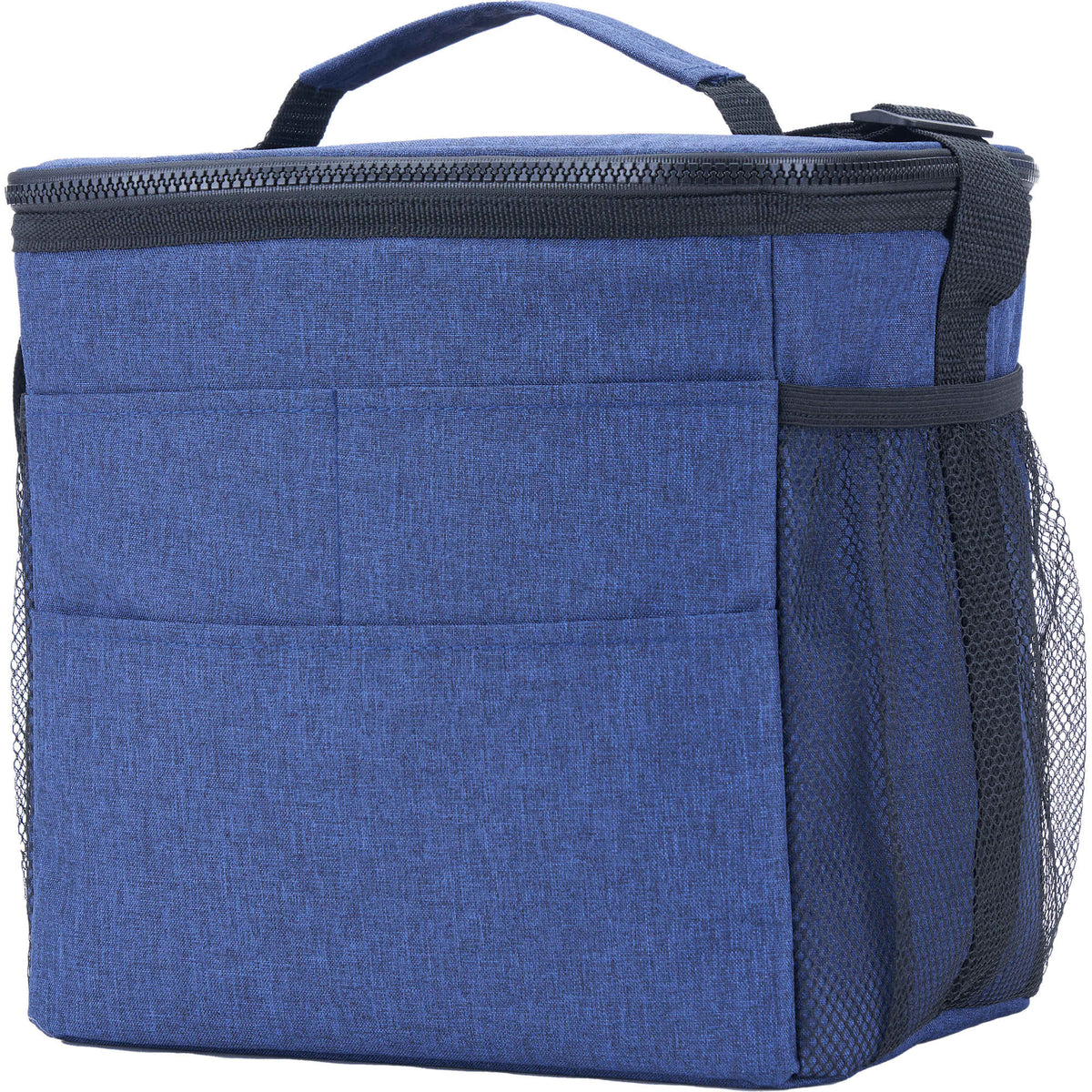 Versa Recycled Event Cooler for 18 Cans Embroidery - Navy - Left Angle 2