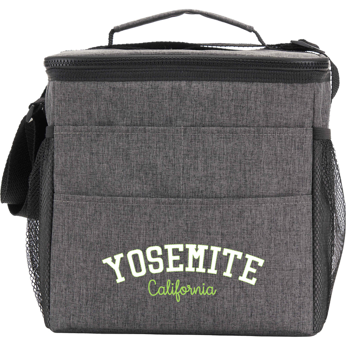 Versa Recycled Event Cooler for 18 Cans Transfer - Graphite - Front
