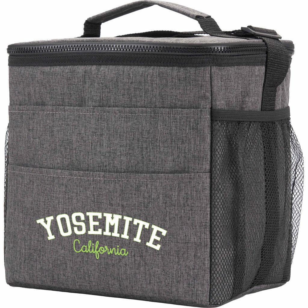 Versa Recycled Event Cooler for 18 Cans Transfer - Graphite - Left Angle
