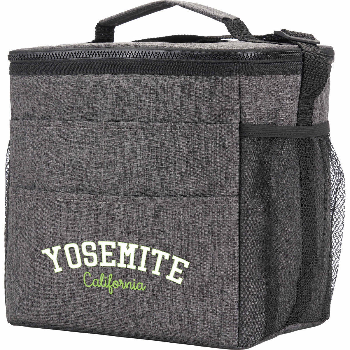 Versa Recycled Event Cooler for 18 Cans Transfer - Graphite - Left Angle