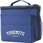 Versa Recycled Event Cooler for 18 Cans Transfer - Navy - Left Angle