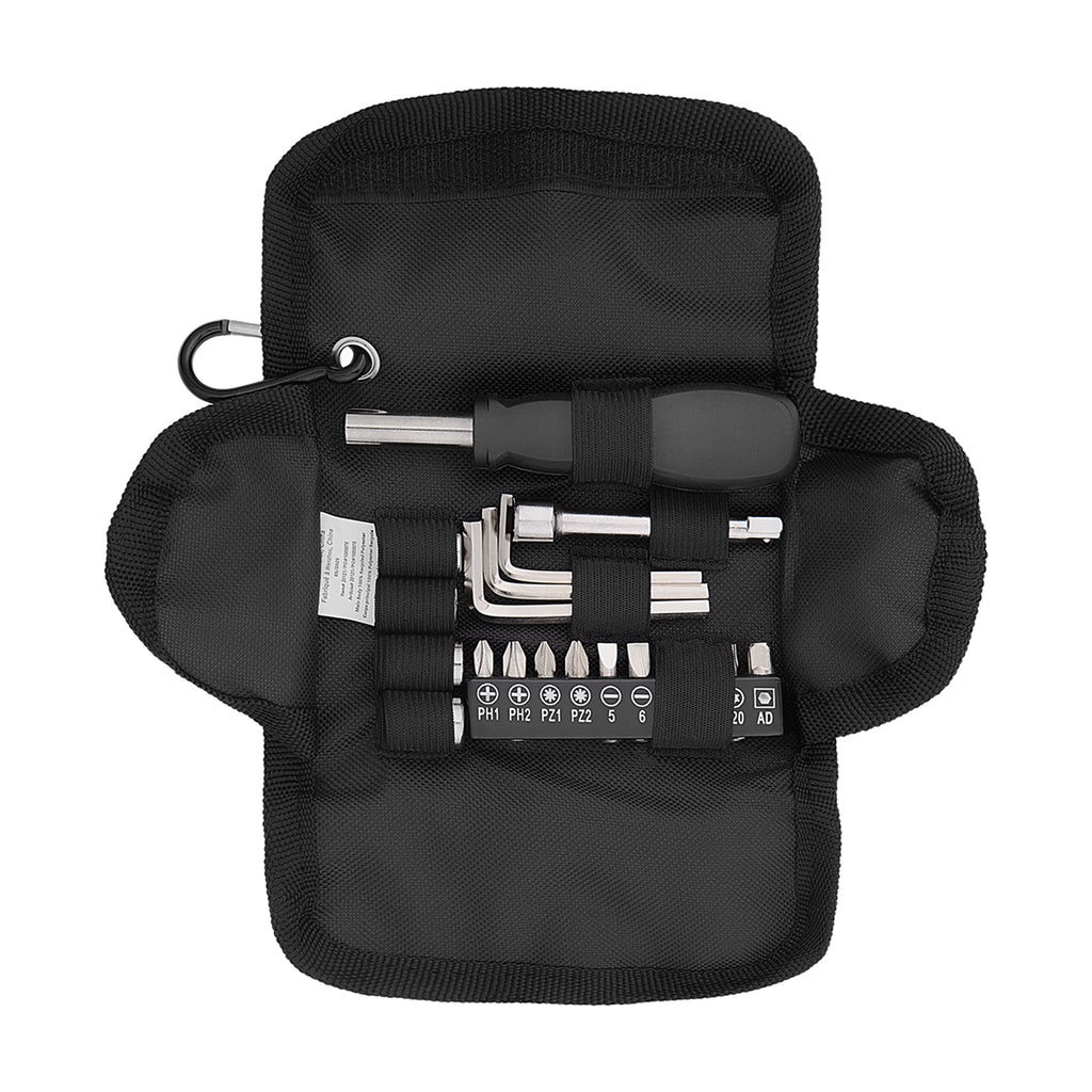 Verto Tool Set with Recycled PET Case, 19 Piece - Open