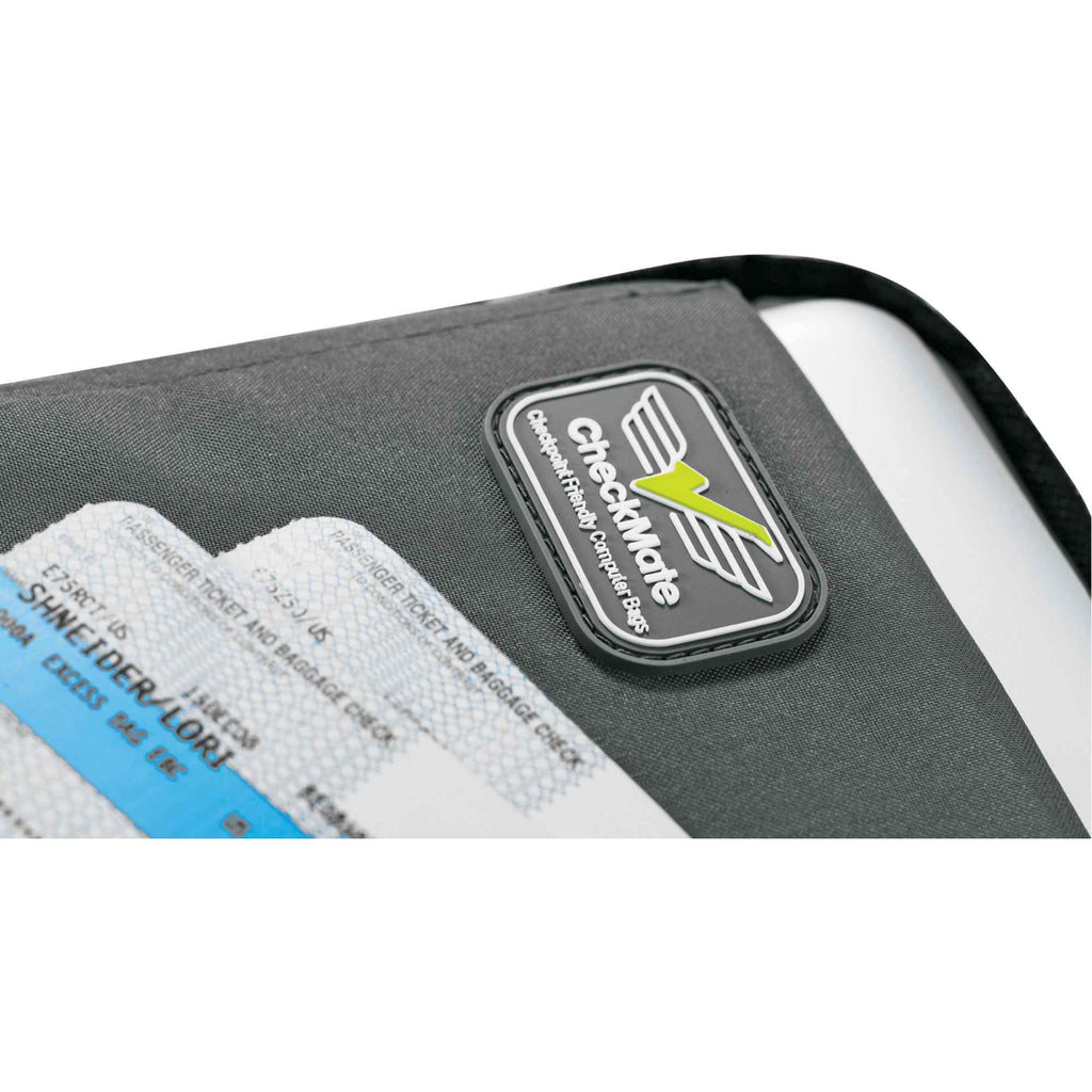 Verve TSA Friendly Laptop Messenger Bag, 15 Inches Transfer - Black - Photo