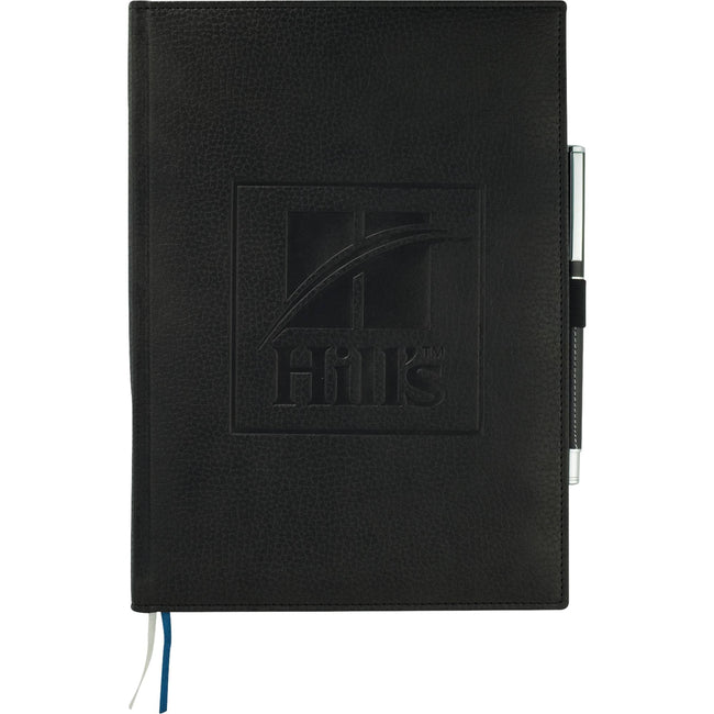 Vicenza Pebble Grain Large Journal, 7 x 10 Inches Debossing
