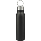 Vida Single Wall Stainless Steel Bottle, 24 oz - Black - Back