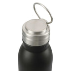Vida Single Wall Stainless Steel Bottle, 24 oz - Black - Top