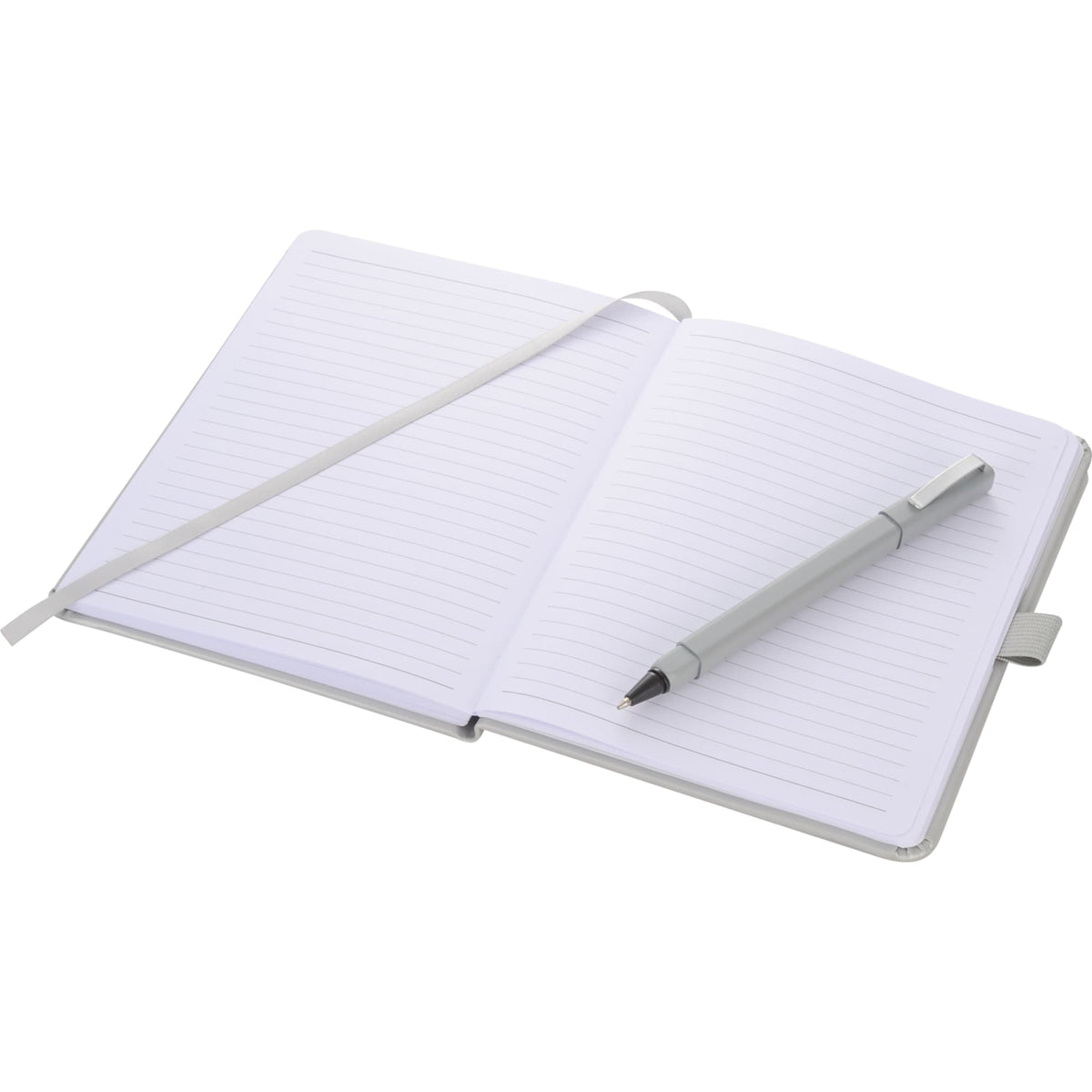 Vienna Hardcover Journal and Stylus Pen Set, 5 x 7 Inches Full Color - Silver - Photo 2