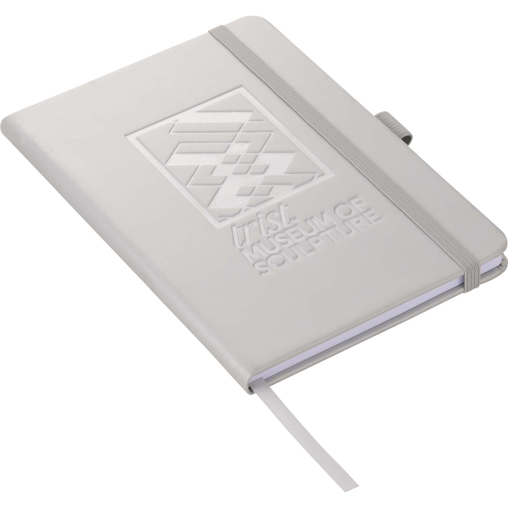 Vienna Hardcover Journal and Stylus Pen Set, 5 x 7 Inches Full Color - Silver - Photo
