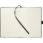 Vienna Journal with Phone Pocket and Card Slot, 5.5 x 8.5 Inches Debossing - Black - Front 3