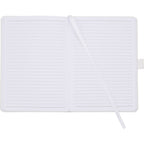 Vienna Soft Touch Hardcover Journal, 5 x 7 Inches Debossing - White - Front 3
