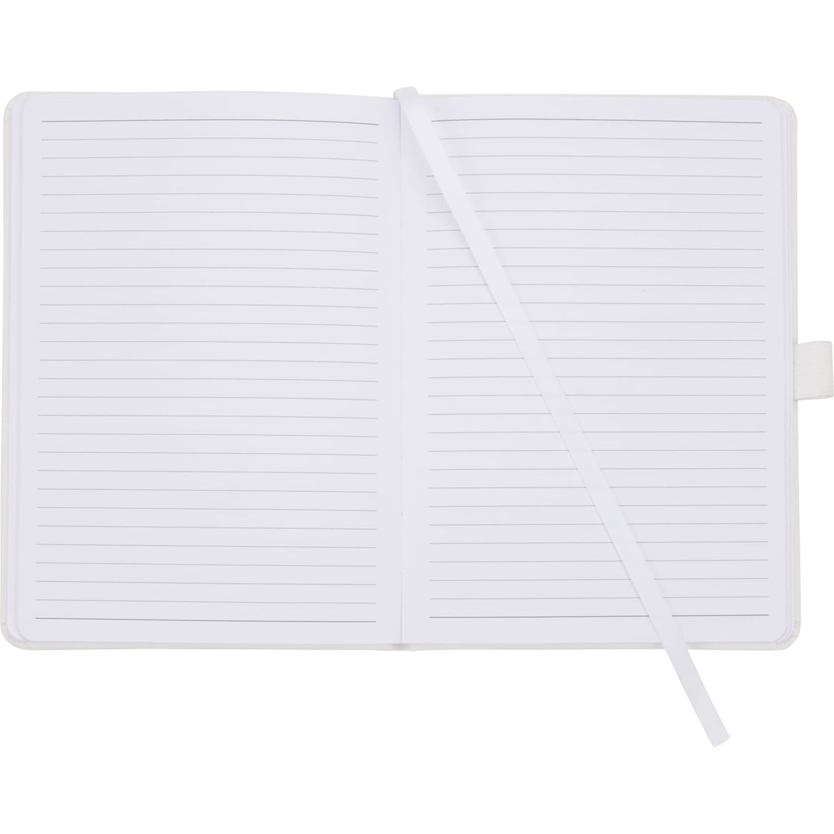 Vienna Soft Touch Hardcover Journal, 5 x 7 Inches Debossing - White - Front 3