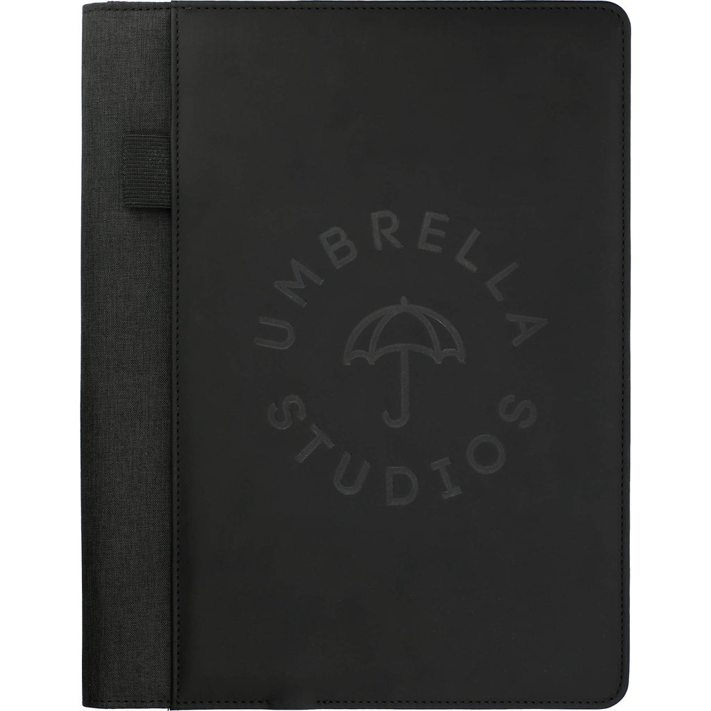 Vienna Wireless Charging Writing Pad, 10 x 12.5 Inches Debossing - Black - Front 3