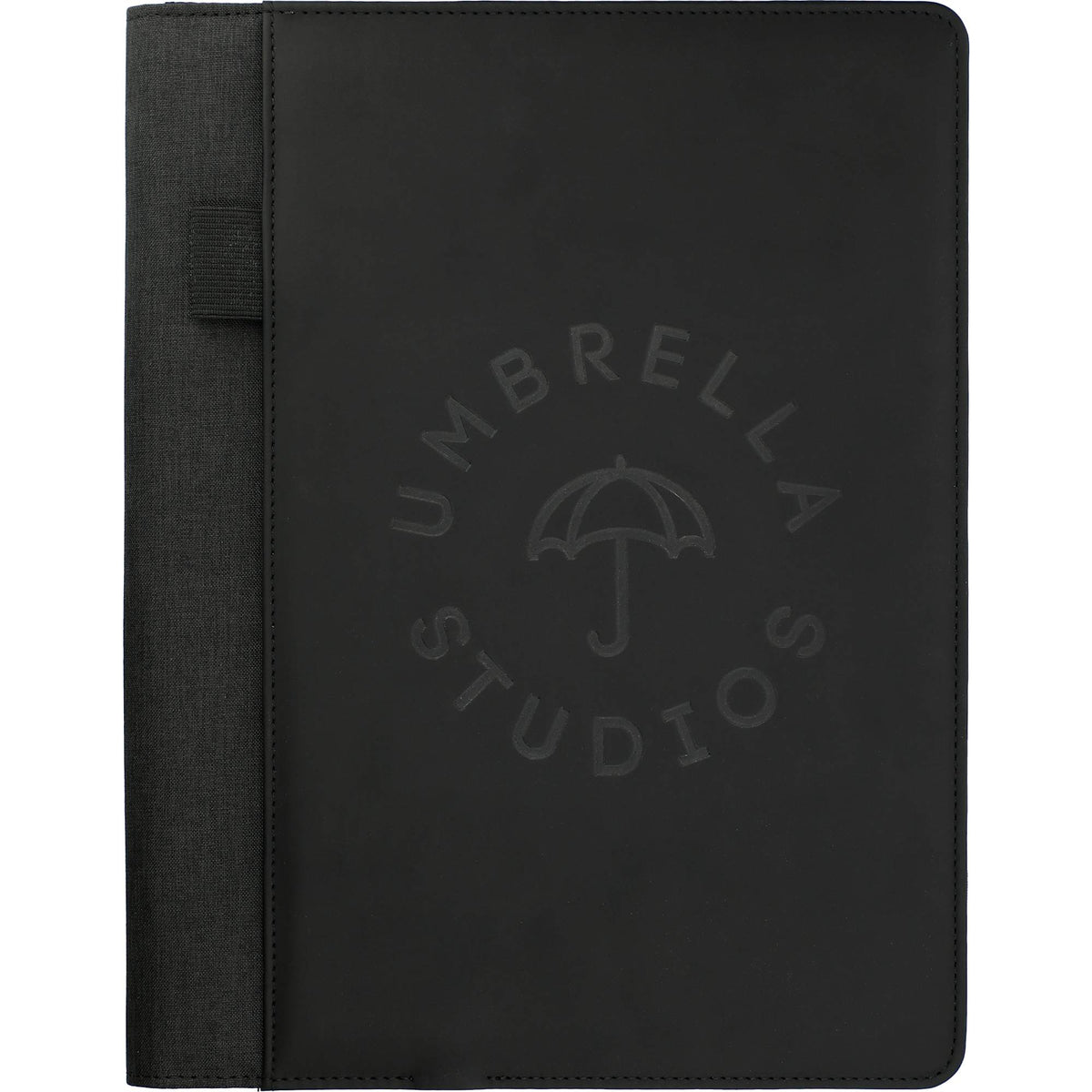 Vienna Wireless Charging Writing Pad, 10 x 12.5 Inches Debossing - Black - Front 3