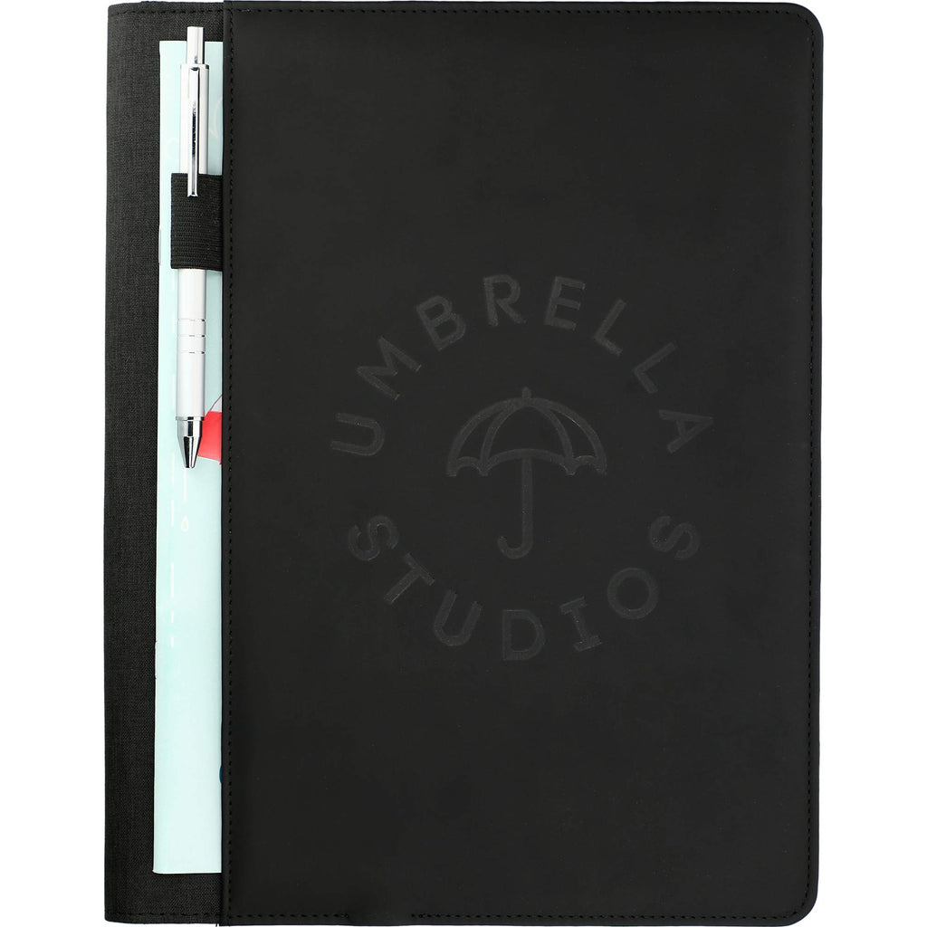 Vienna Wireless Charging Writing Pad, 10 x 12.5 Inches Debossing - Black - Front