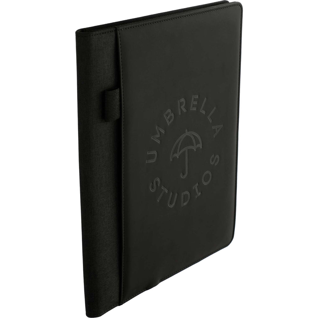 Vienna Wireless Charging Writing Pad, 10 x 12.5 Inches Debossing - Black - Right Angle