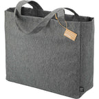 Vila All-Purpose Tote in Recycled Polyester Full Color - Graphite - Left Angle 2