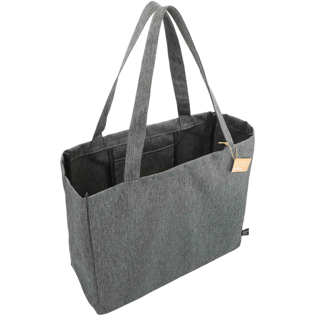 Vila All-Purpose Tote in Recycled Polyester Full Color - Graphite - Right Angle 2