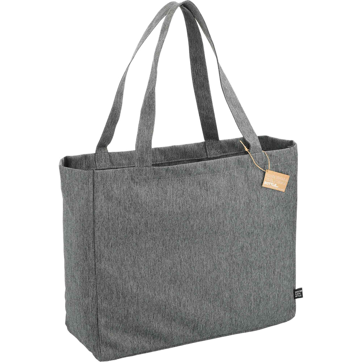 Vila All-Purpose Tote in Recycled Polyester Full Color - Graphite - Right Angle 3