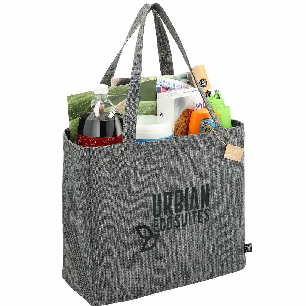 Vila All-Purpose Tote in Recycled Polyester Full Color - Graphite - Right Angle