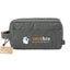 Vila Dopp Kit in Recycled Polyester Embroidery - Graphite - Front