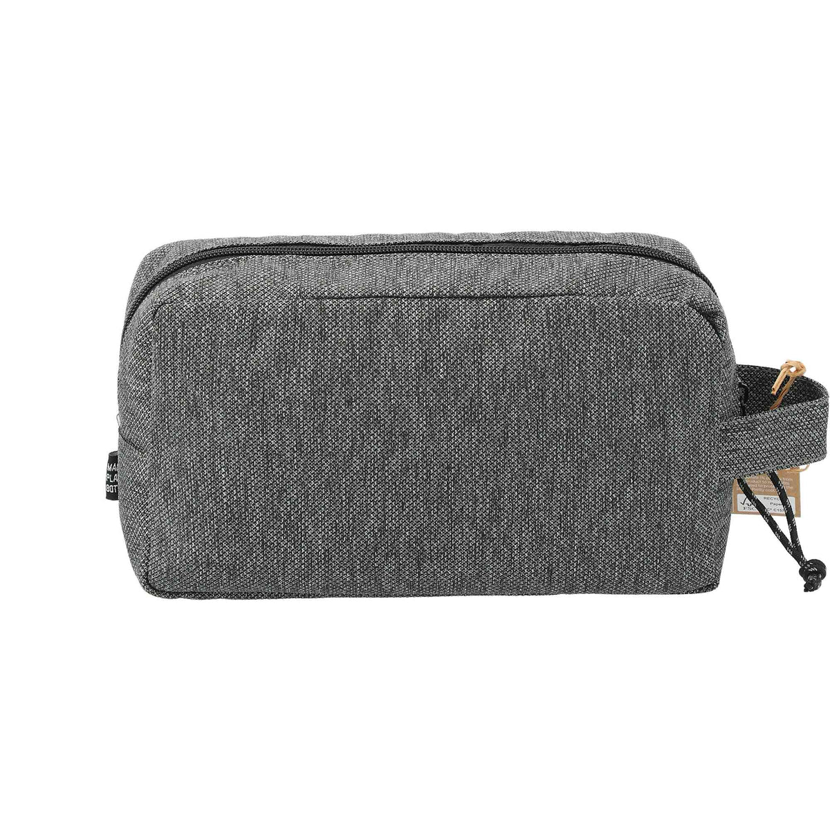 Vila Dopp Kit in Recycled Polyester Full Color - Graphite - Back