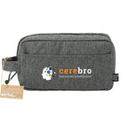 Vila Dopp Kit in Recycled Polyester Full Color - Graphite - Front