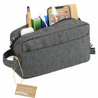 Vila Dopp Kit in Recycled Polyester - Graphite - Right Angle 6