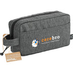 Vila Dopp Kit in Recycled Polyester - Graphite - Right Angle