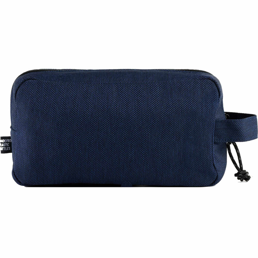 Vila Dopp Kit in Recycled Polyester - Navy - Back