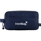 Vila Dopp Kit in Recycled Polyester - Navy - Front